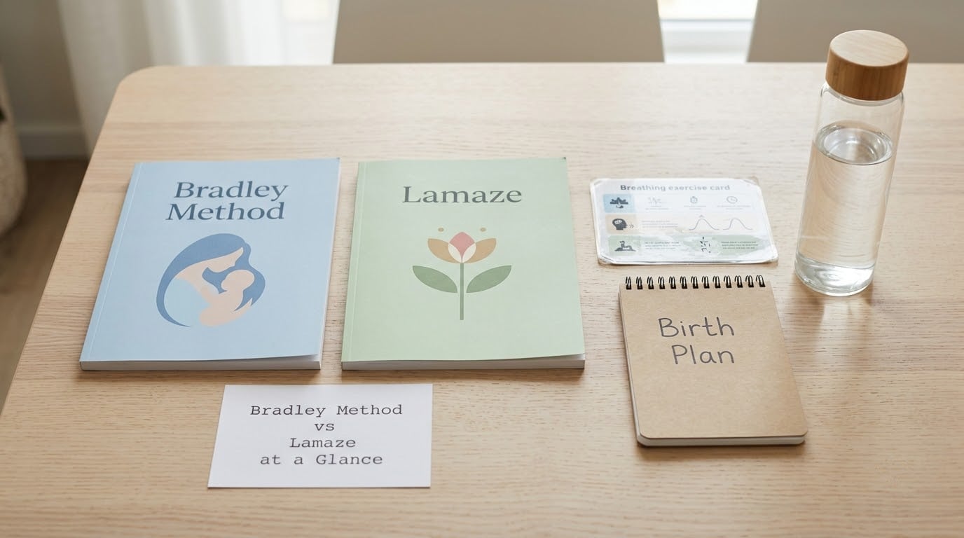 Bradley Method vs Lamaze at a Glance