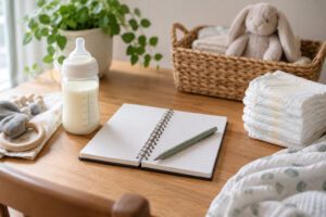 how to track newborn feeds and diapers