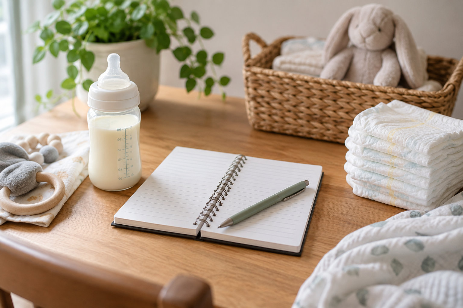 how to track newborn feeds and diapers