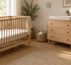 how to set up a safe nursery without extra gear