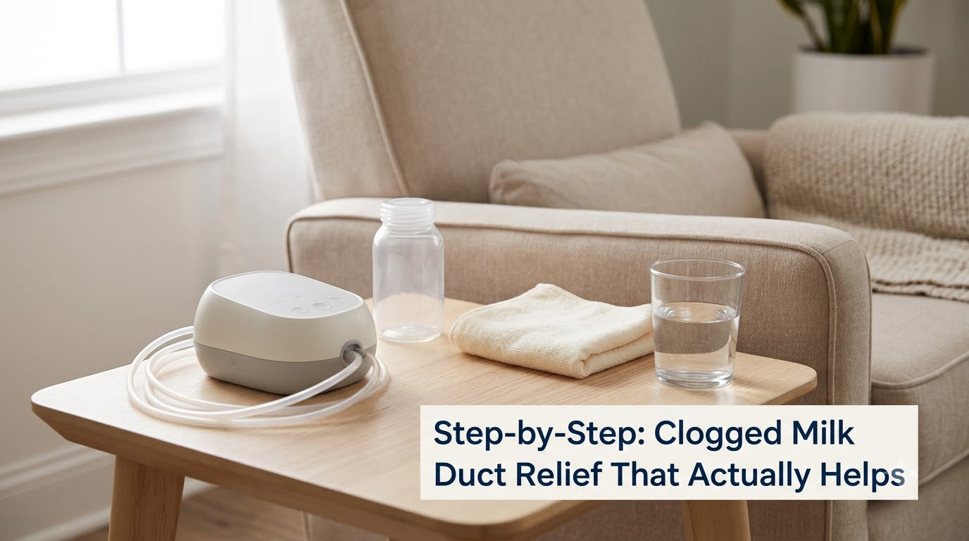 Step-by-Step: Clogged Milk Duct Relief That Actually Helps