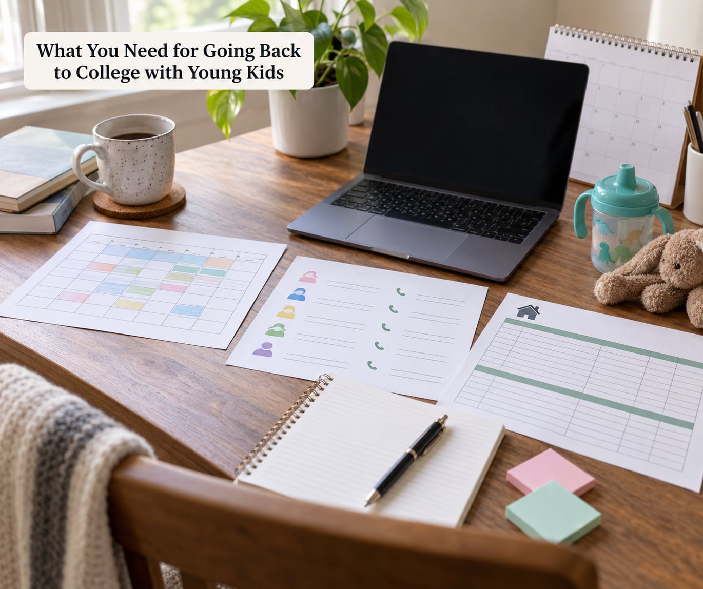 What You Need for Going Back to College with Young Kids
