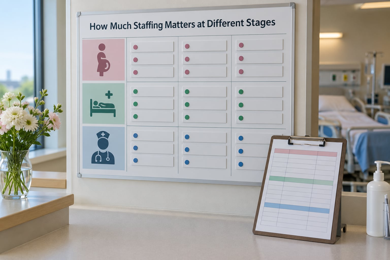 How Much Staffing Matters at Different Stages