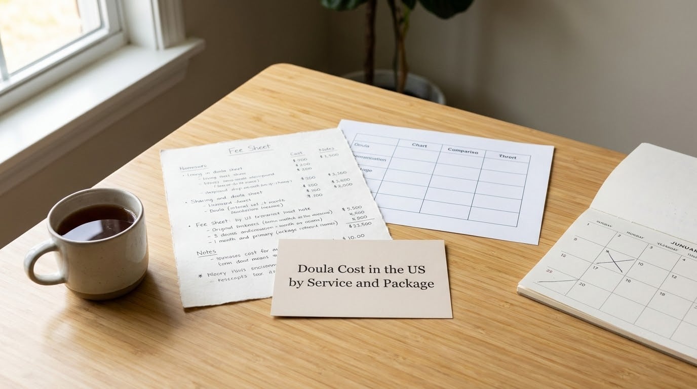 Doula Cost in the US by Service and Package
