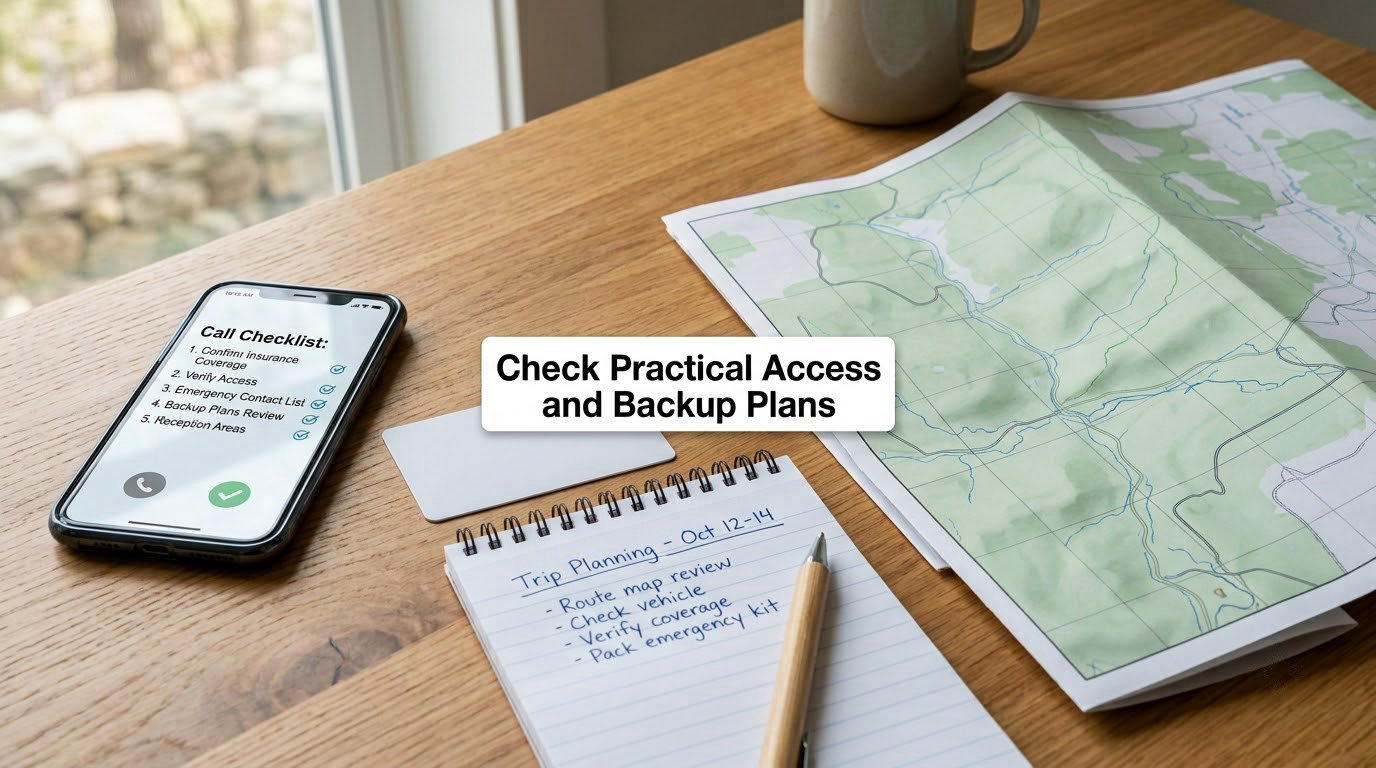Check Practical Access and Backup Plans