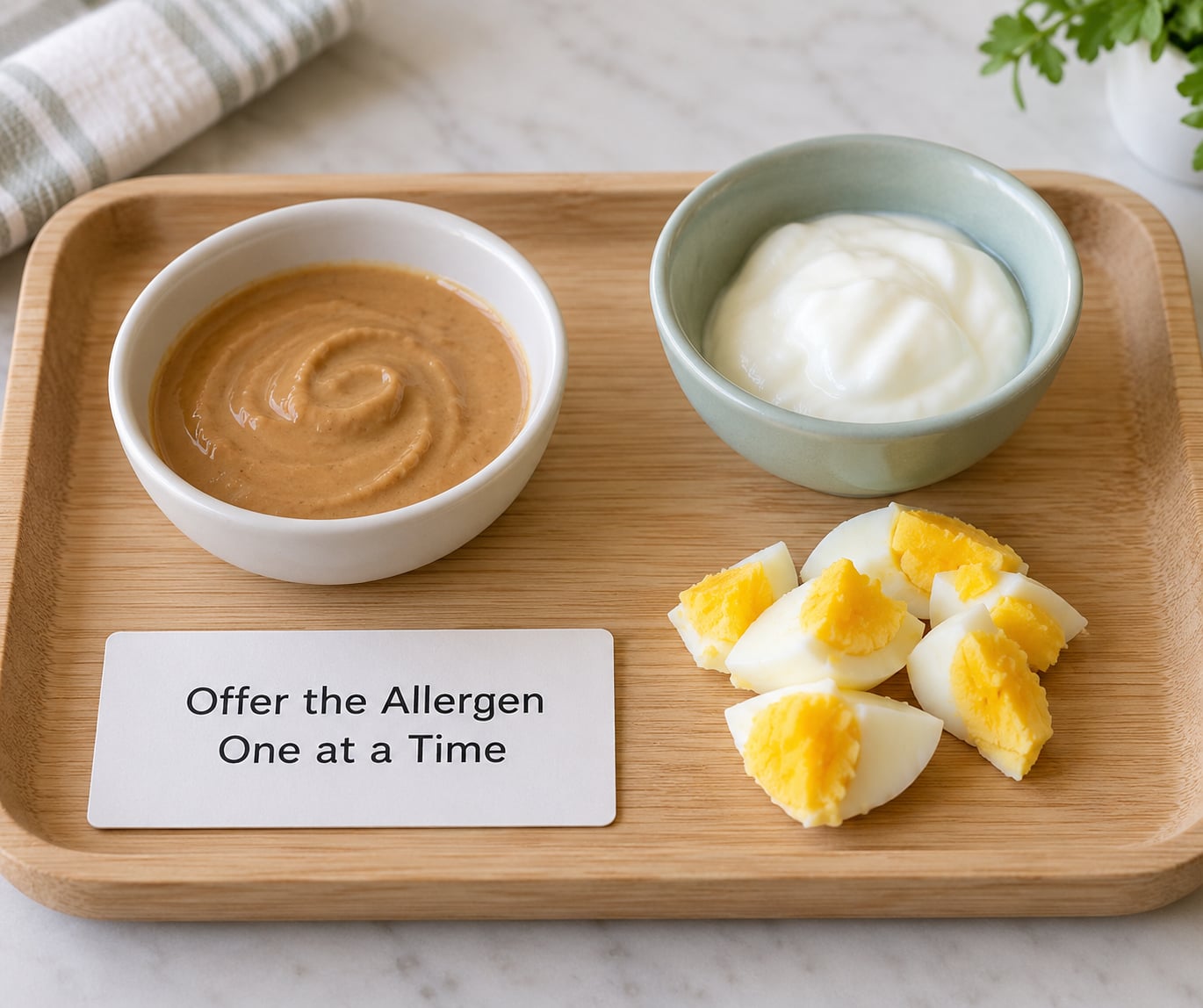 Offer the Allergen One at a Time