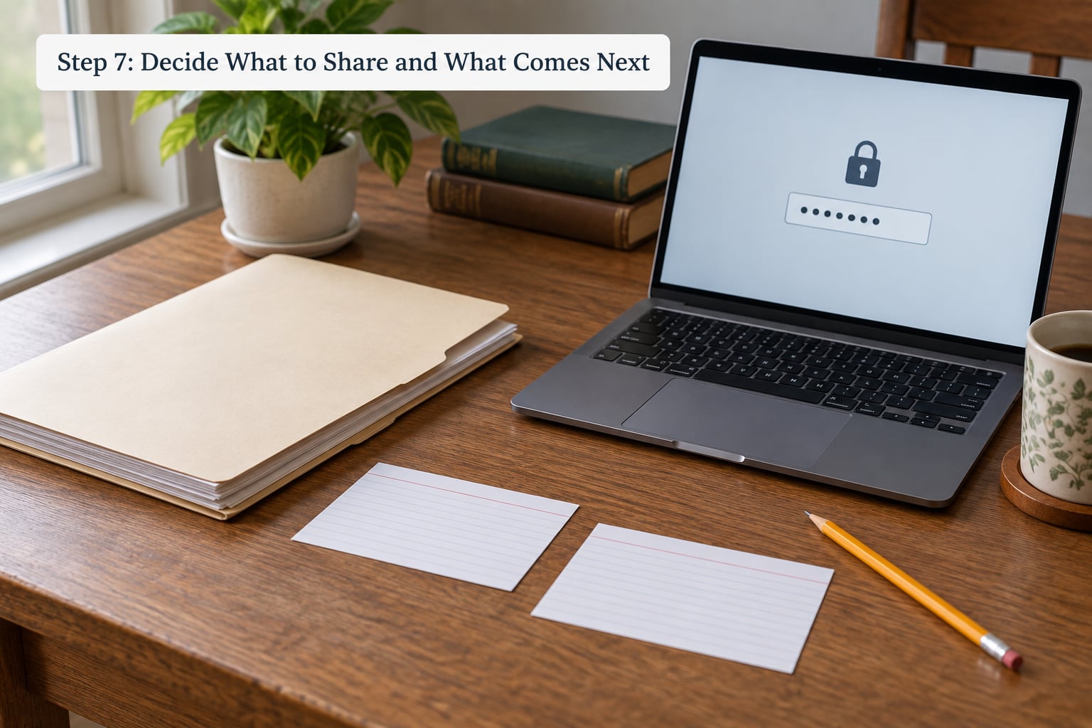 Step 7: Decide What to Share and What Comes Next