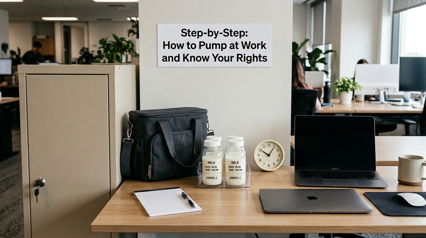 Step-by-Step: How to Pump at Work and Know Your Rights