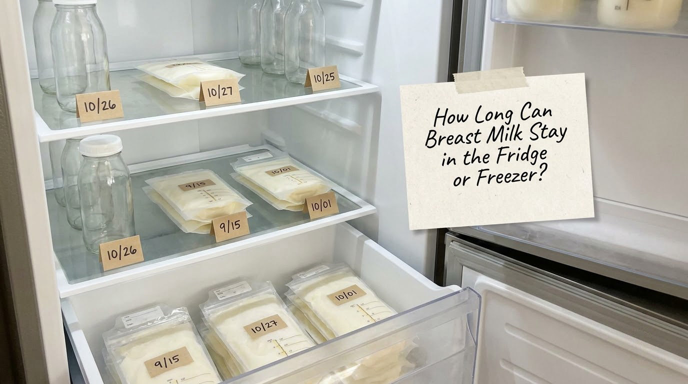 How Long Can Breast Milk Stay in the Fridge or Freezer?