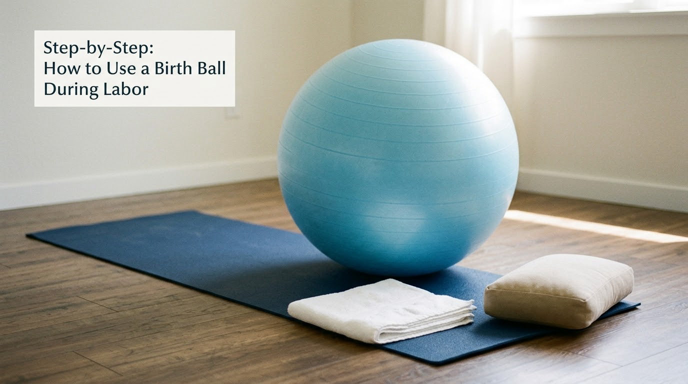 Step-by-Step: How to Use a Birth Ball During Labor