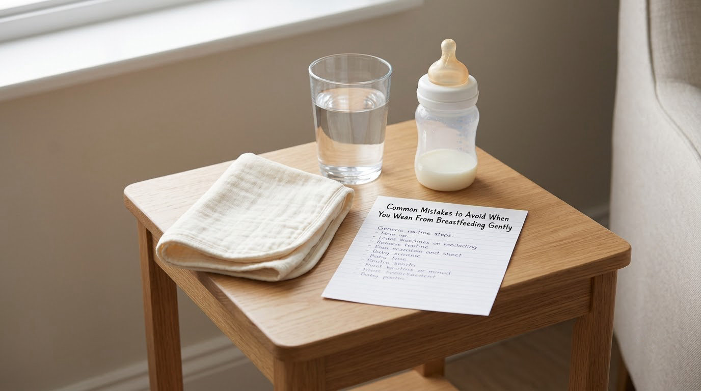 Common Mistakes to Avoid When You Wean From Breastfeeding Gently