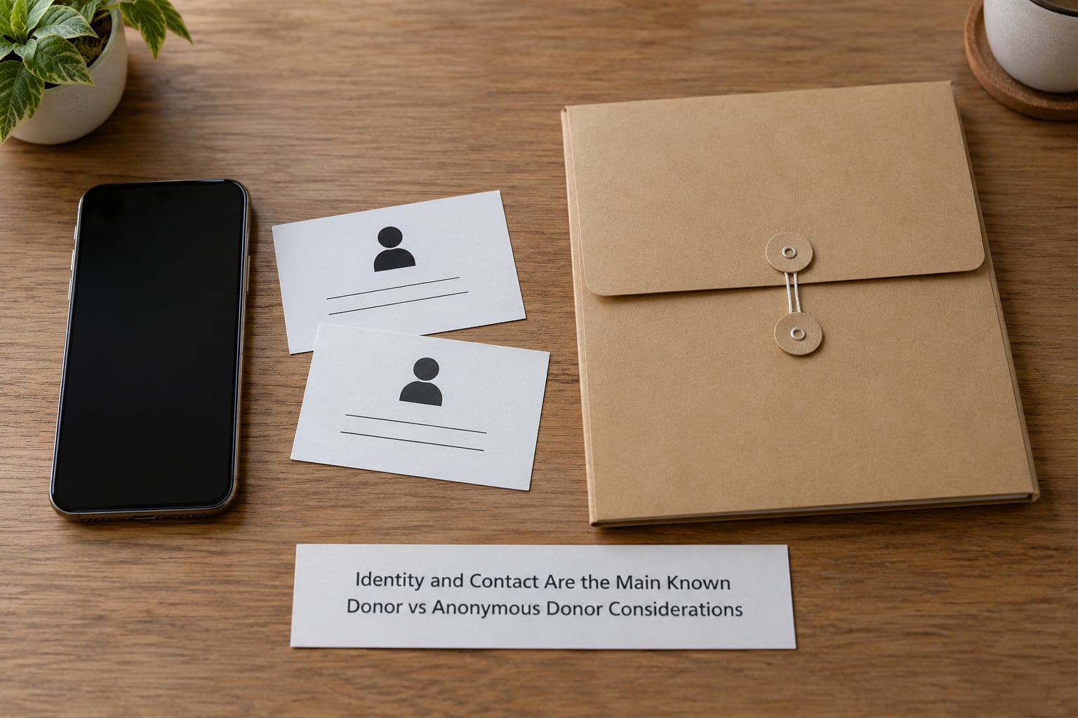 Identity and Contact Are the Main Known Donor vs Anonymous Donor Considerations
