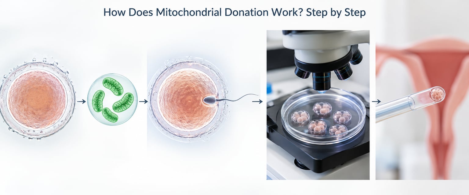 How Does Mitochondrial Donation Work? Step by Step