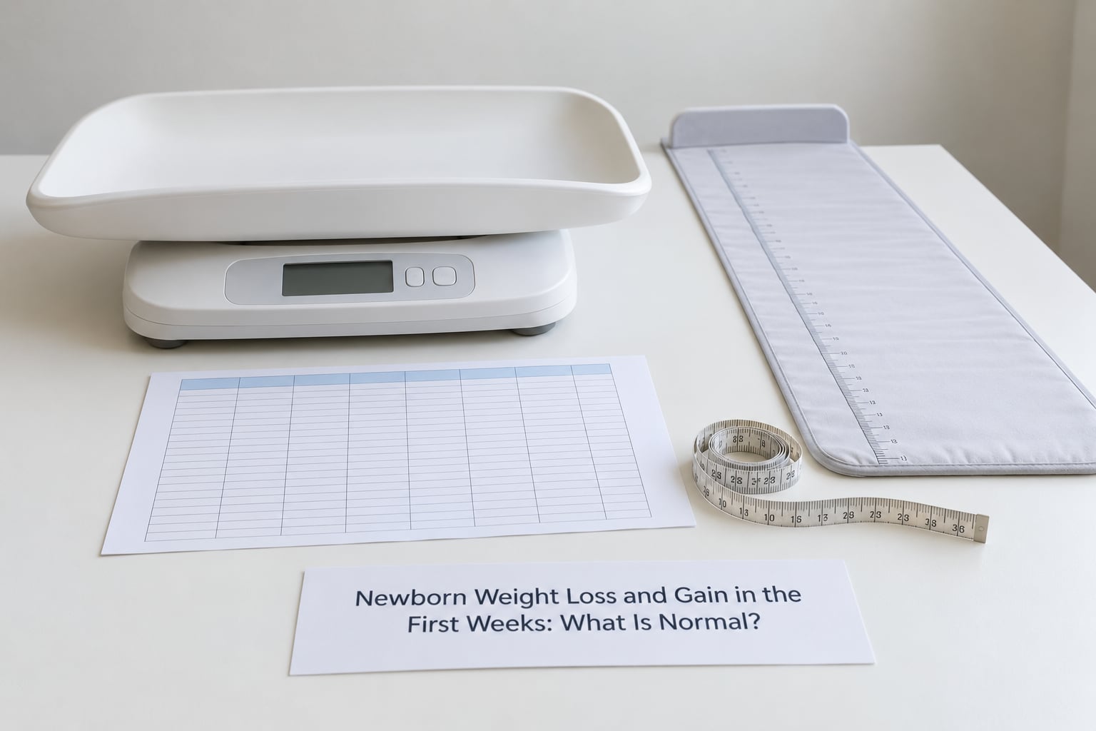 Newborn Weight Loss and Gain in the First Weeks: What Is Normal?