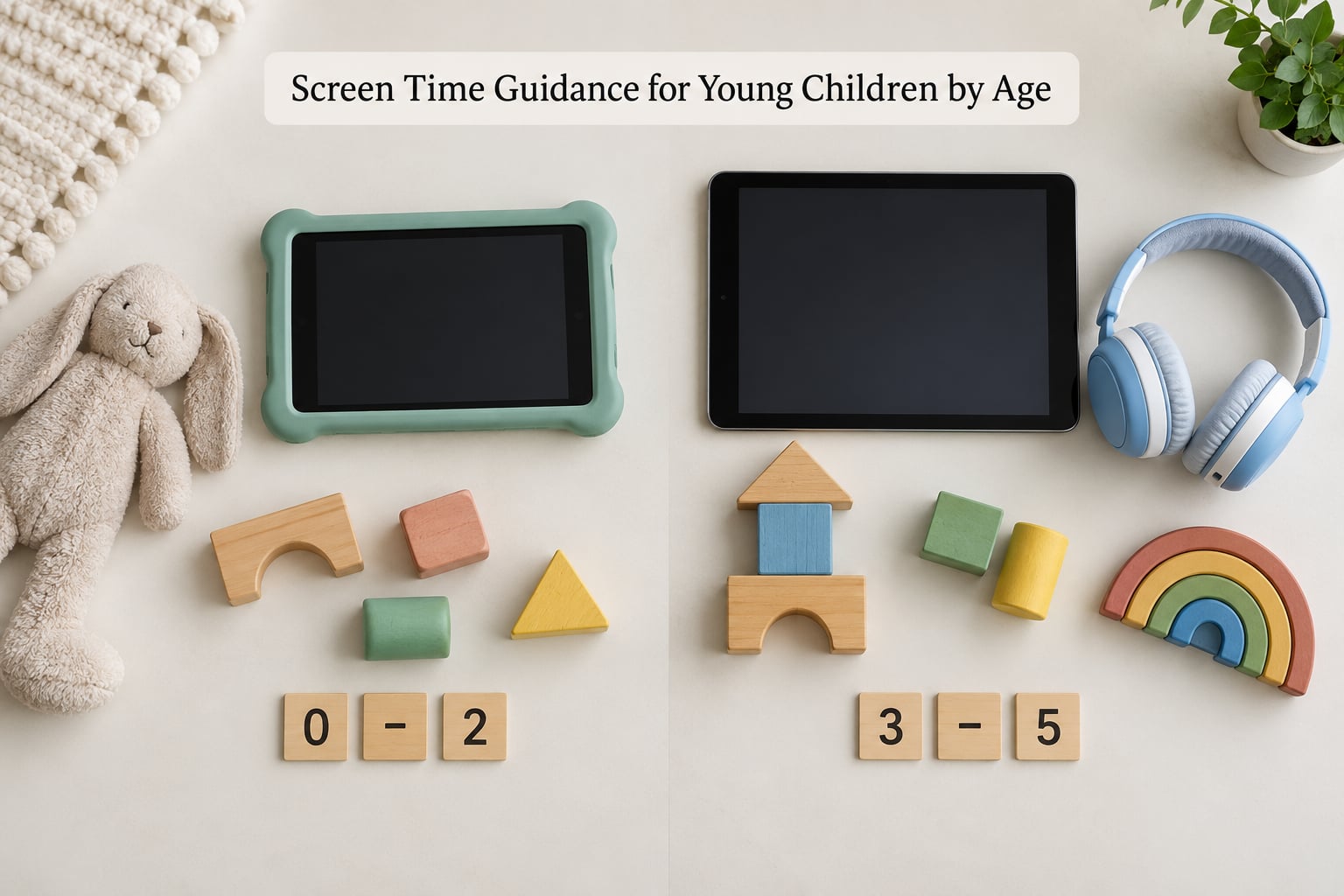 Screen Time Guidance for Young Children by Age