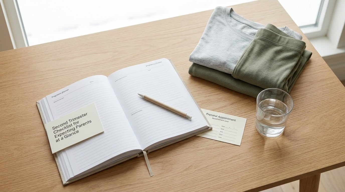 Second Trimester Checklist for Expecting Parents at a Glance