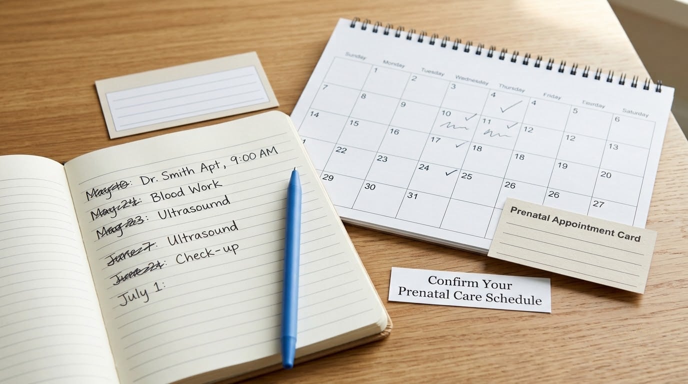Confirm Your Prenatal Care Schedule
