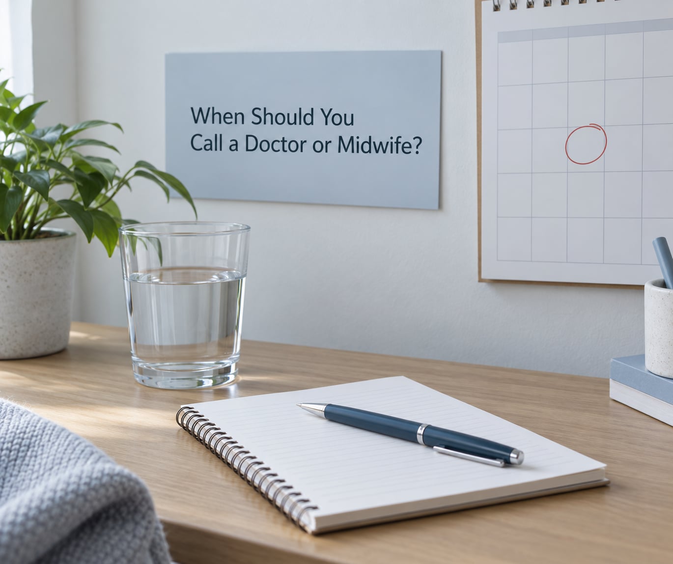 When Should You Call a Doctor or Midwife?