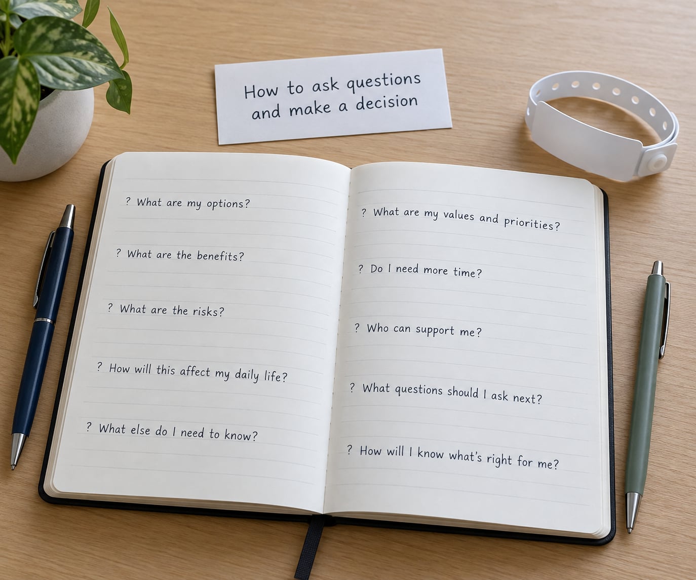 How to ask questions and make a decision
