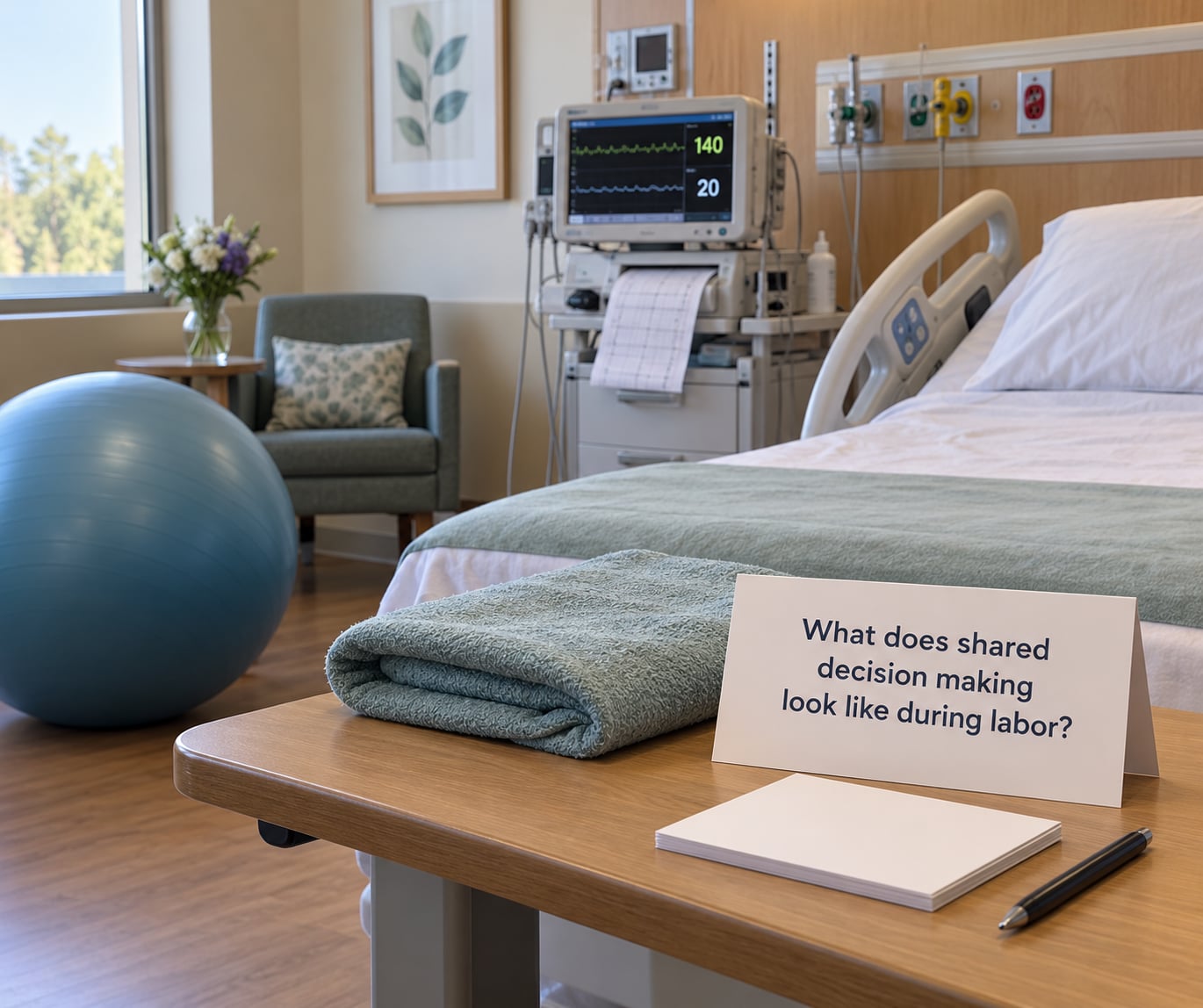 What does shared decision making look like during labor?