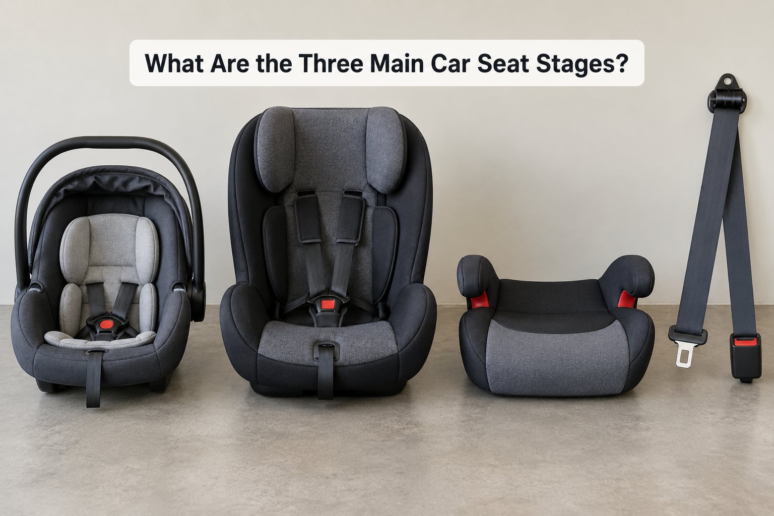 What Are the Three Main Car Seat Stages?